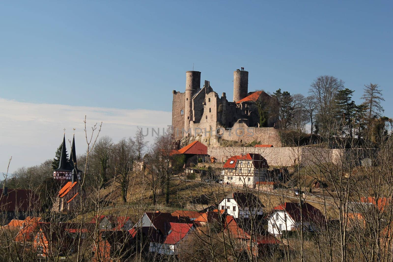 Hanstein Castle in Eichsfeld,Thuringia