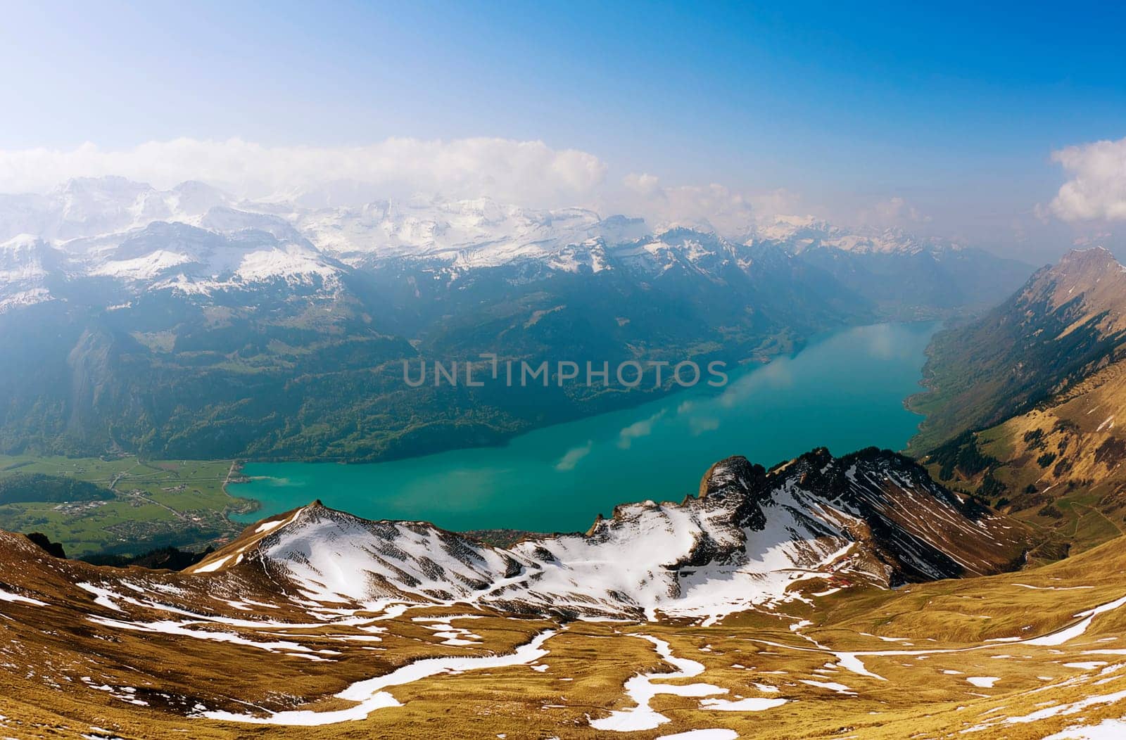Veil clouds over Lake Brienz