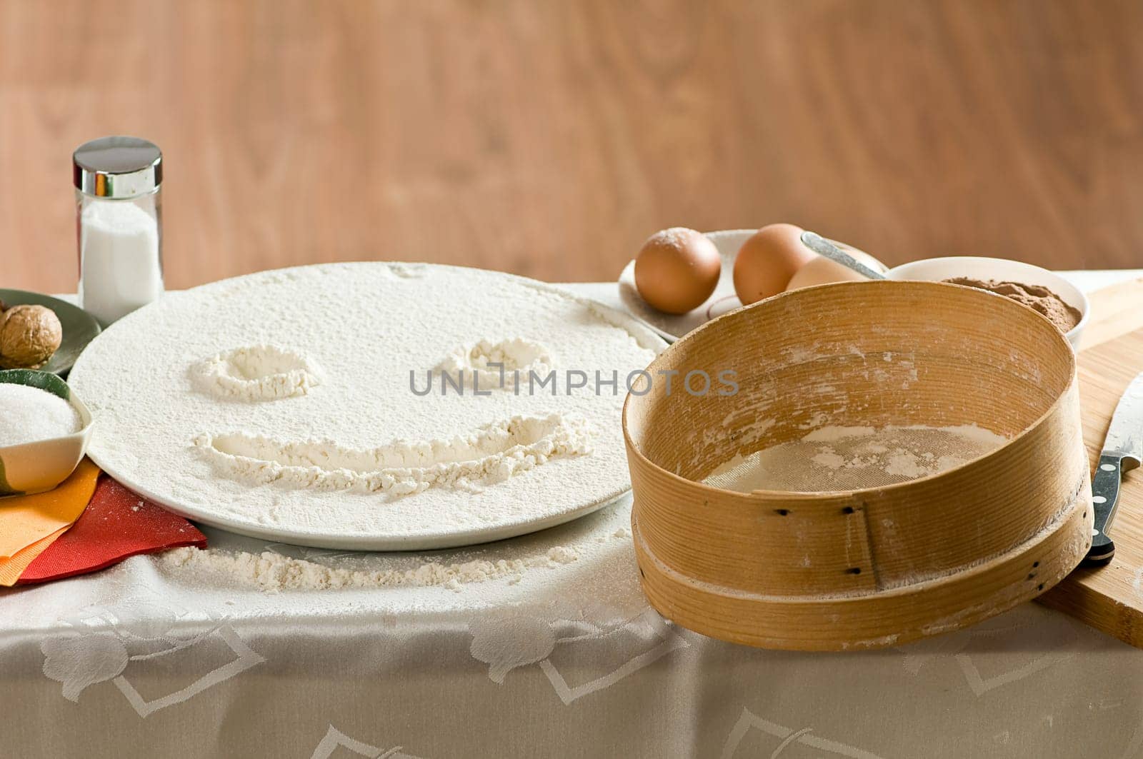 products and kitchen utensils for cooking