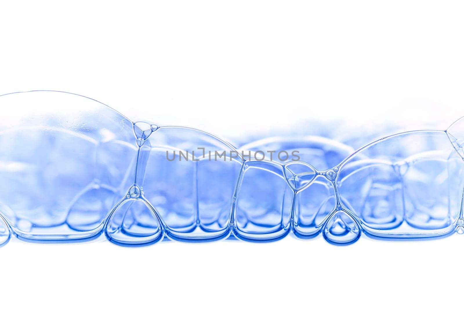 Abstract image of the water bubbles - froth