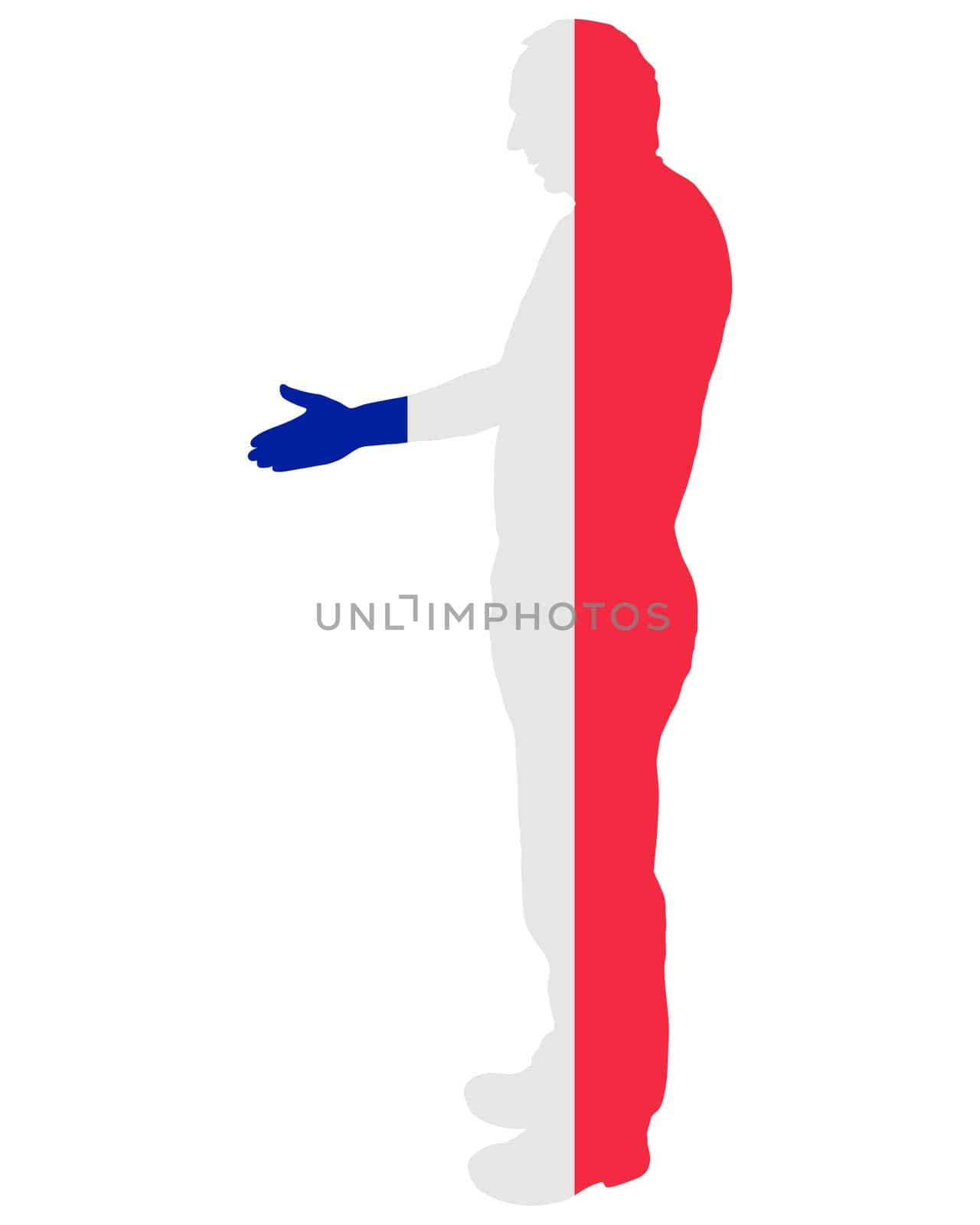 French handshake