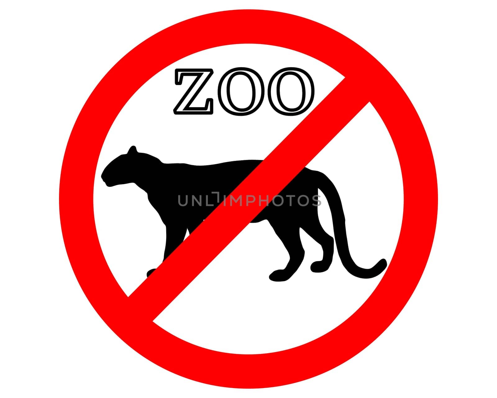 Leopard banned in the zoo