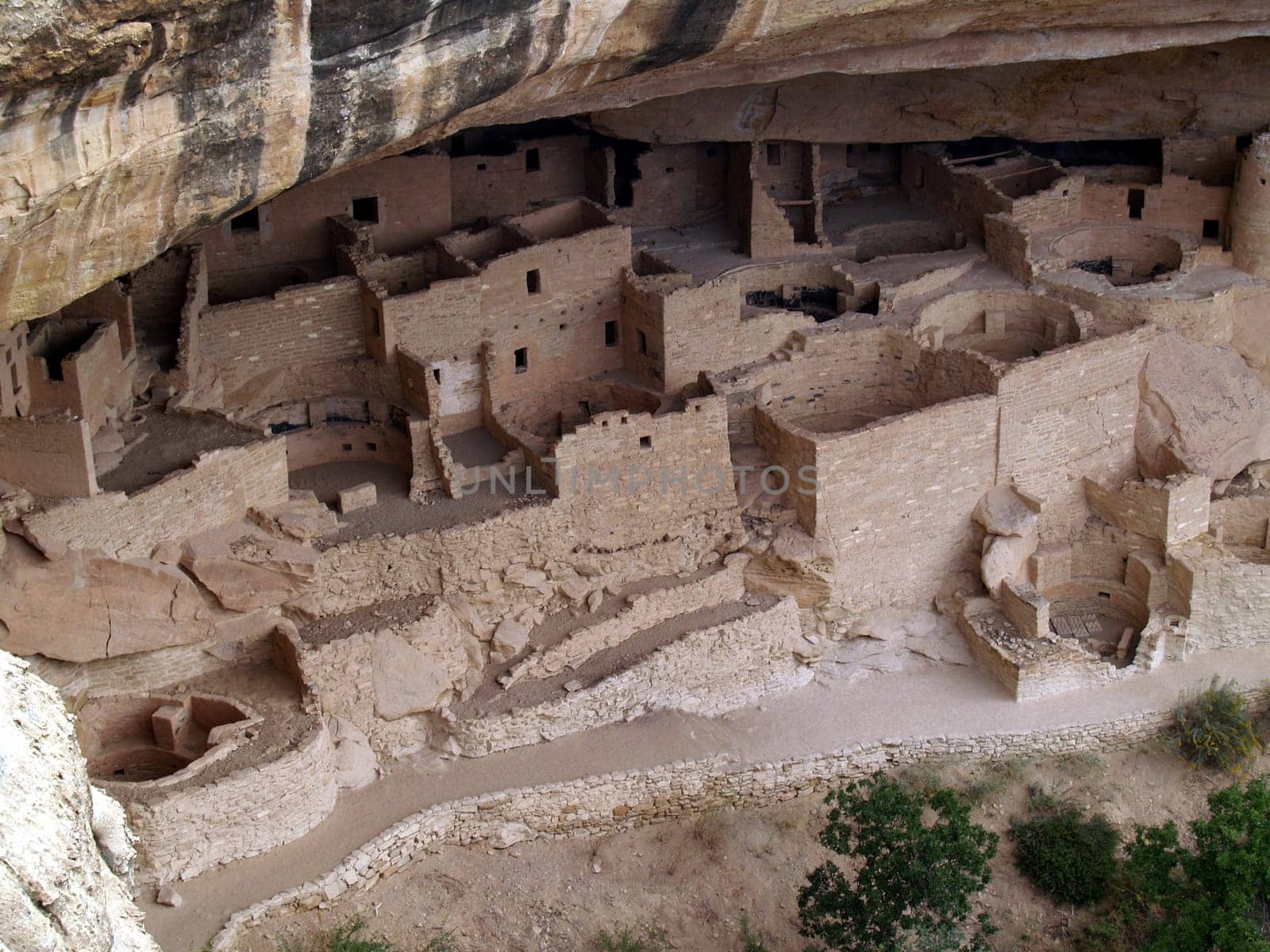 Ruins of Cliff Palace in Mesa Verde National Park, Colorado.