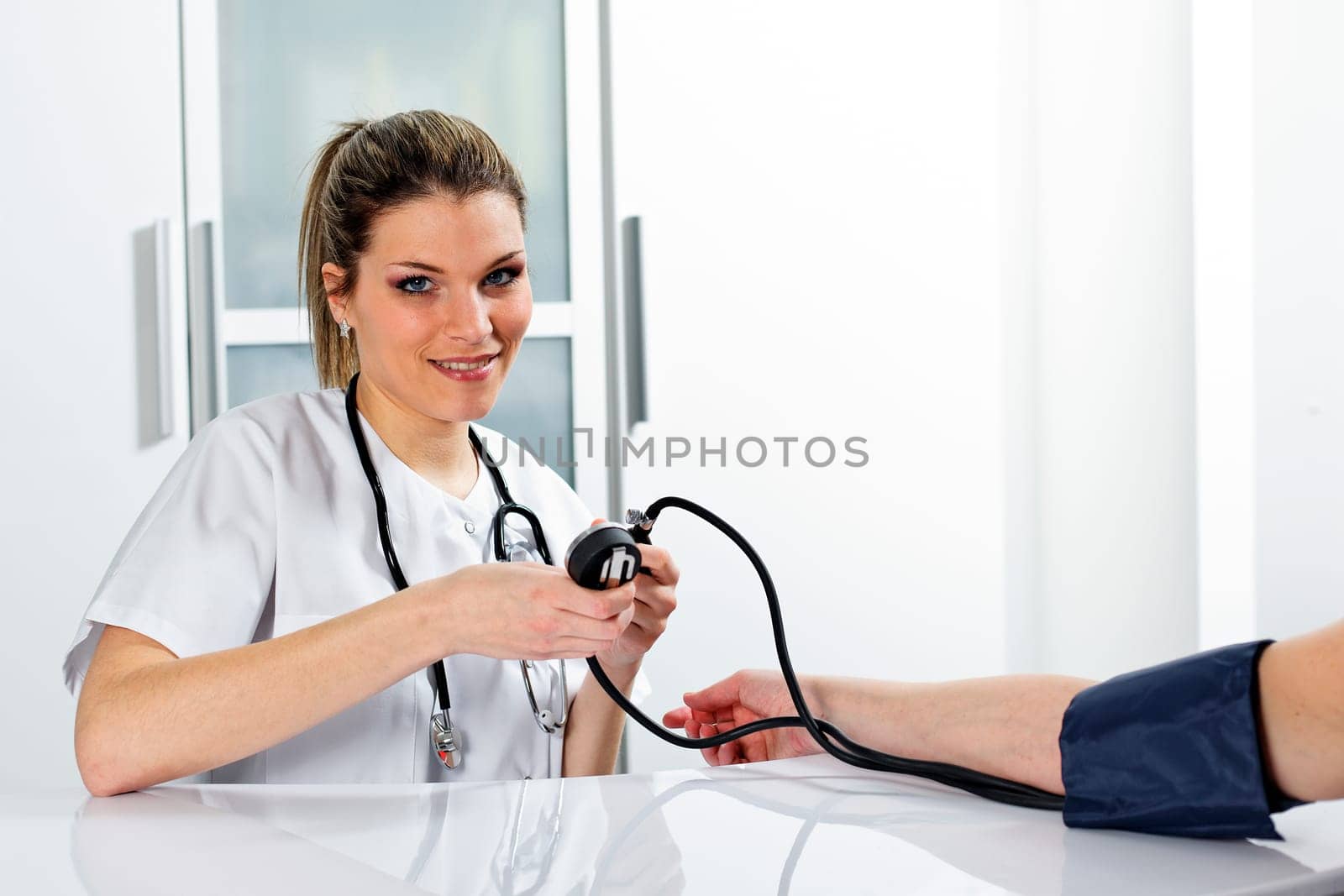 doctor in action