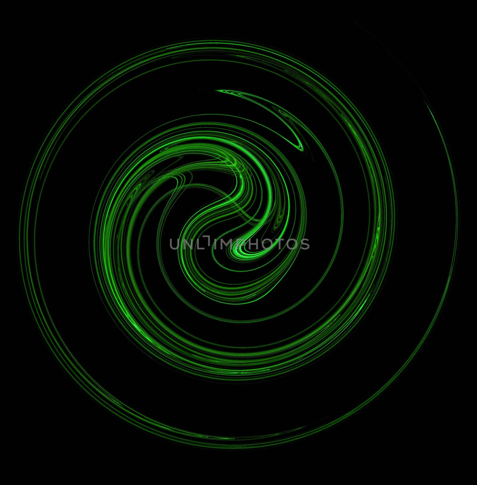 Fractal, black, green, spiral, spiraling, swirling, swirl, twirl, twirling, flow, flowing, curl, curly, curling, shape,  motion, vortex, round,  pattern, design, background, back-ground, back, ground, illustration, abstract, abstraction, artistic, texture