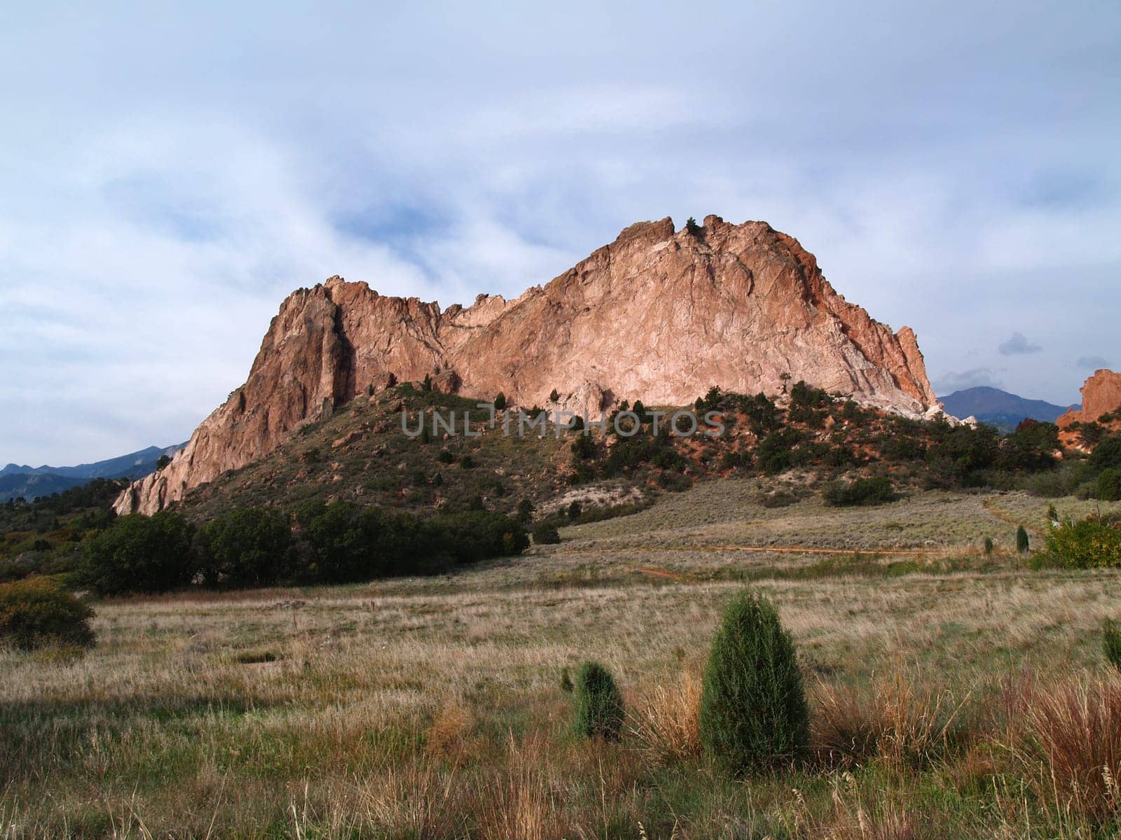 Beautiful red rocks at “Garden of the Gods” in Colorado Springs, Colorado