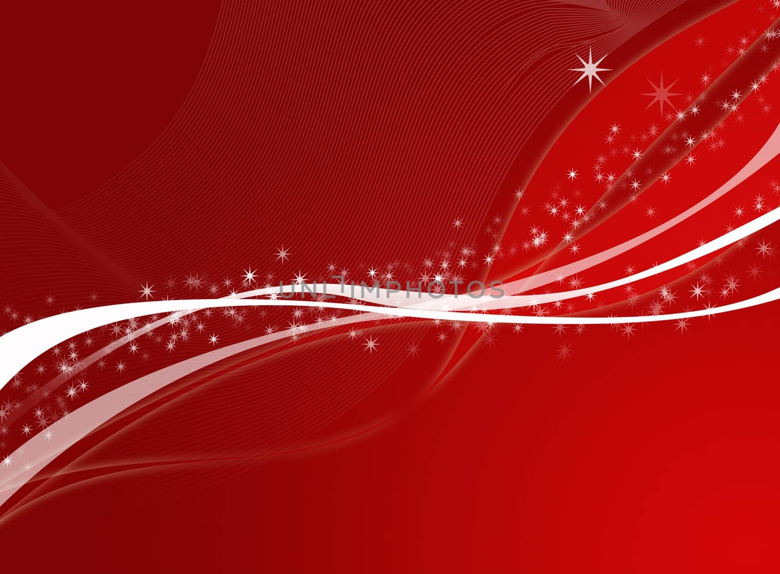 Editable vector red christmas background with space for your text