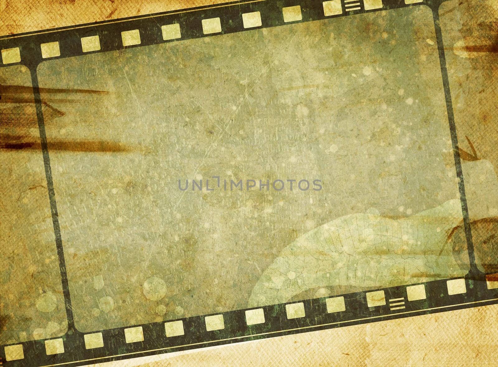 Computer designed highly detailed film frame with space for your text or image.Nice grunge element for your projects