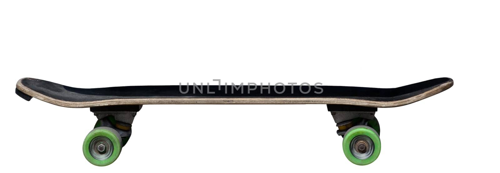 run-down Skateboards Isolated On White Background