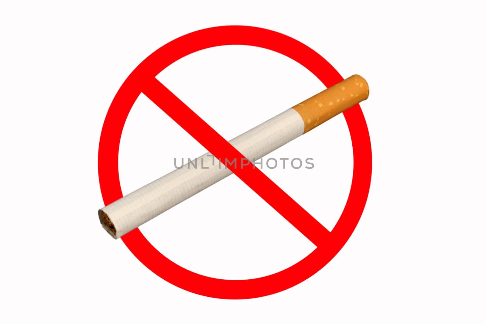 No Smoking on a white background
