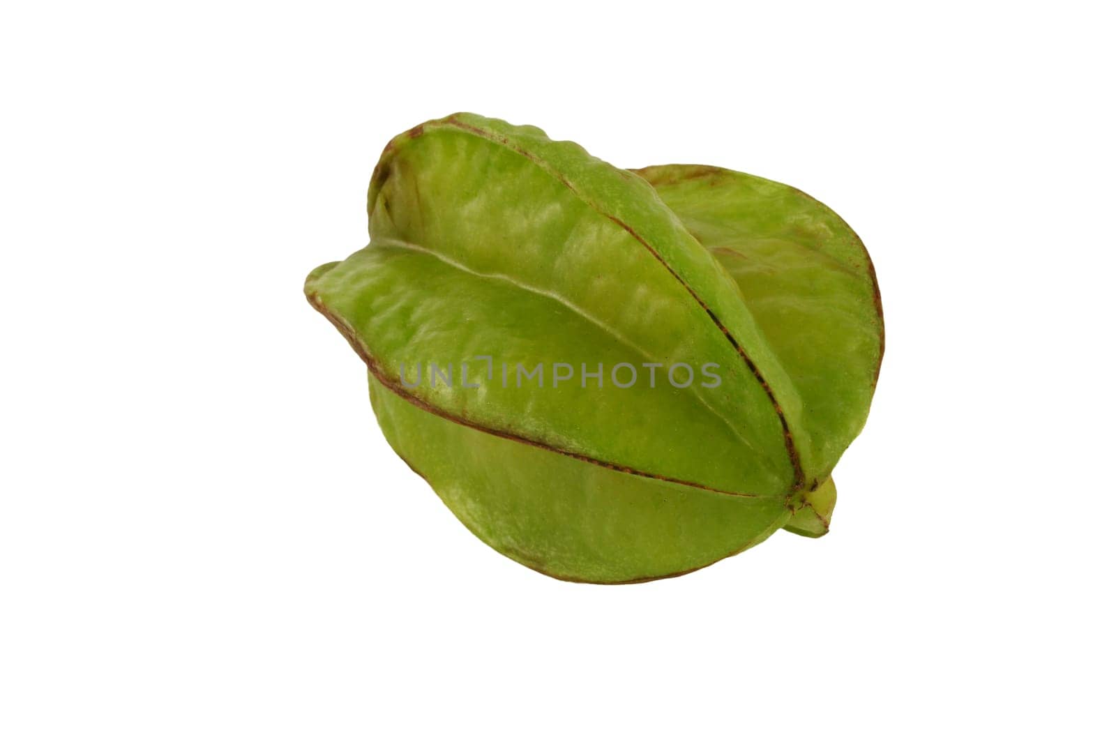 A Isolated Star fruit on white background