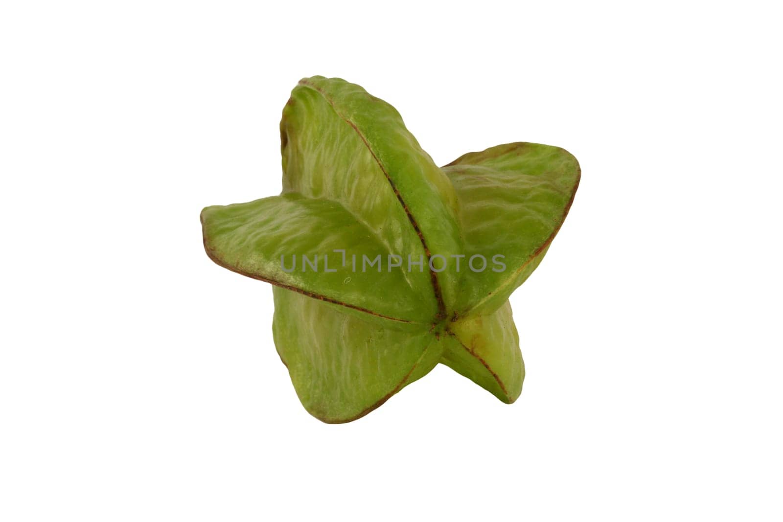 A Isolated Star fruit on white background