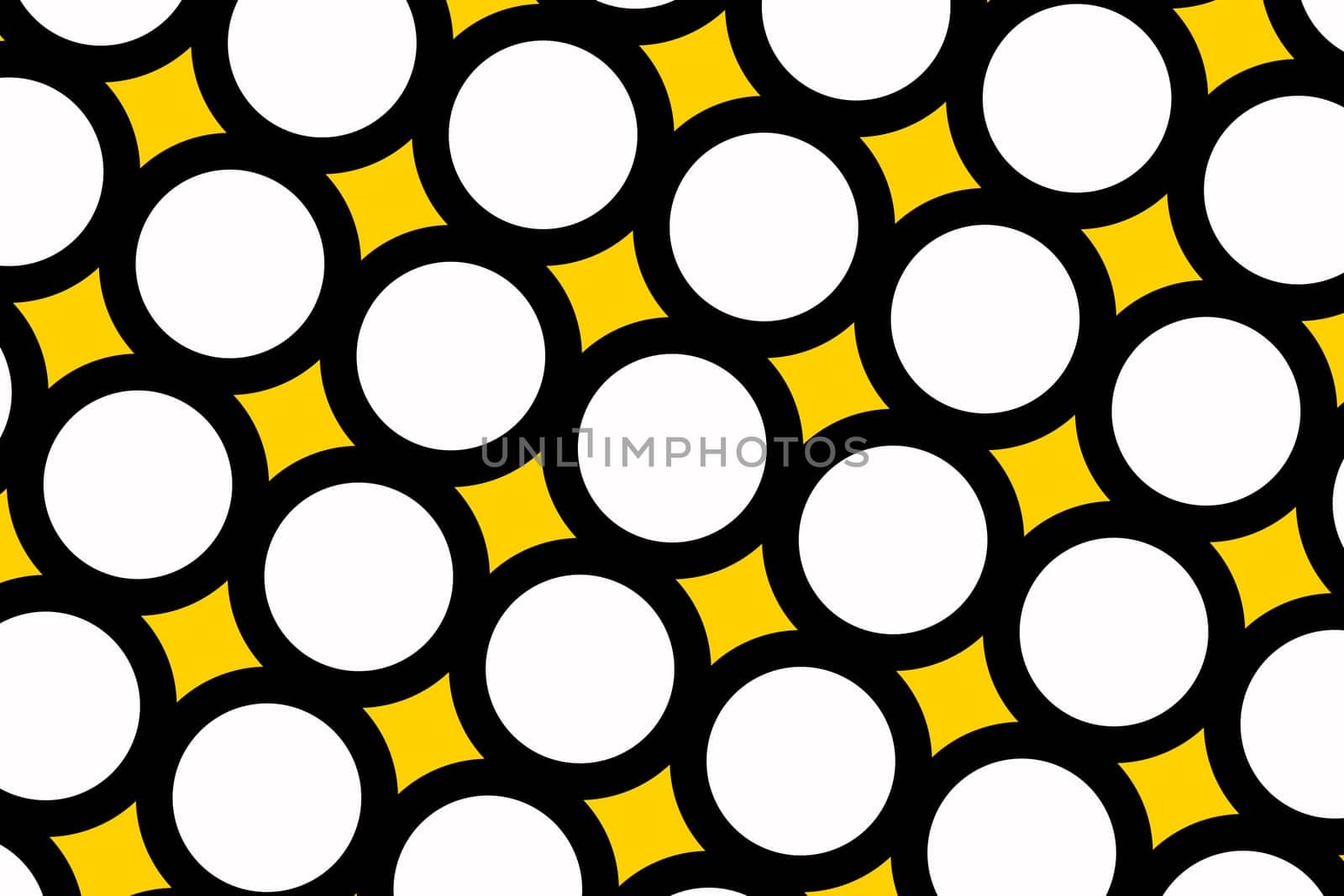 A Yellow polka dots abstract background