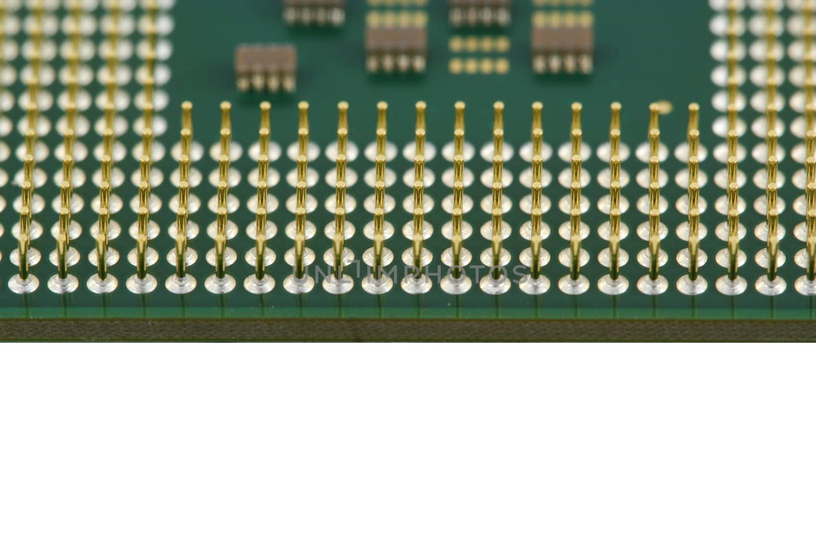 A Computer processor CPU close up