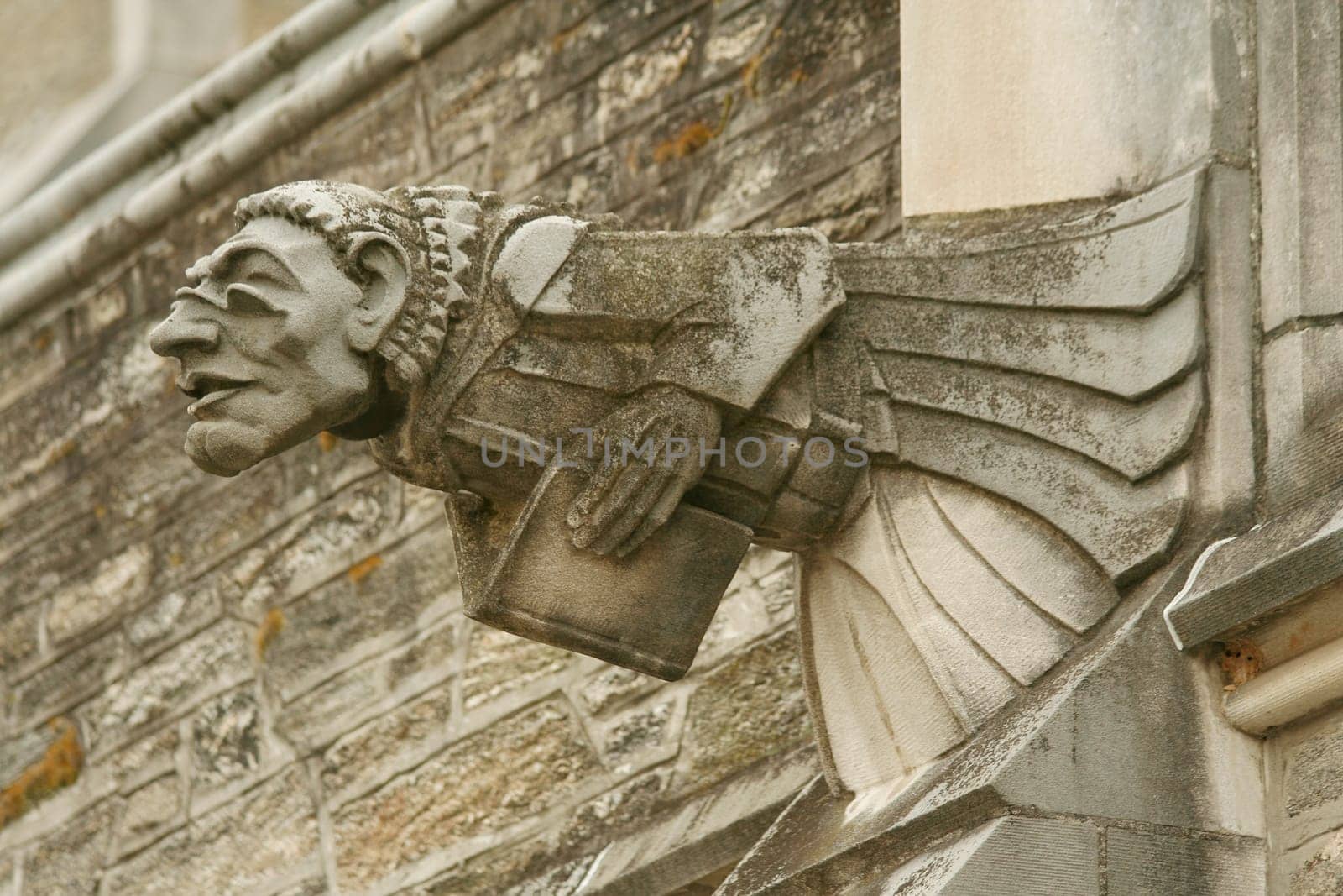A gargoyle on a building in Princeton NJ