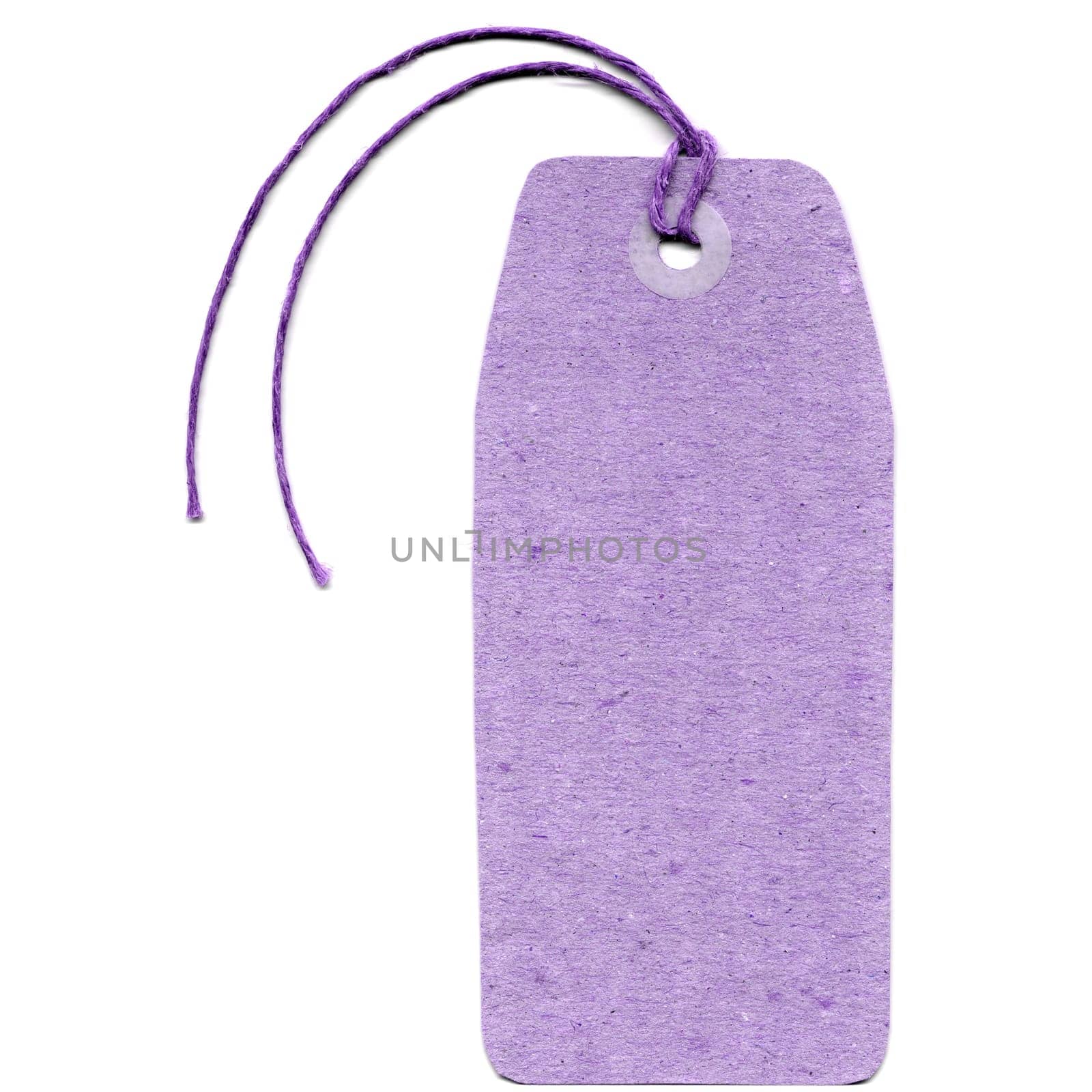 A paper tag or label or sticker