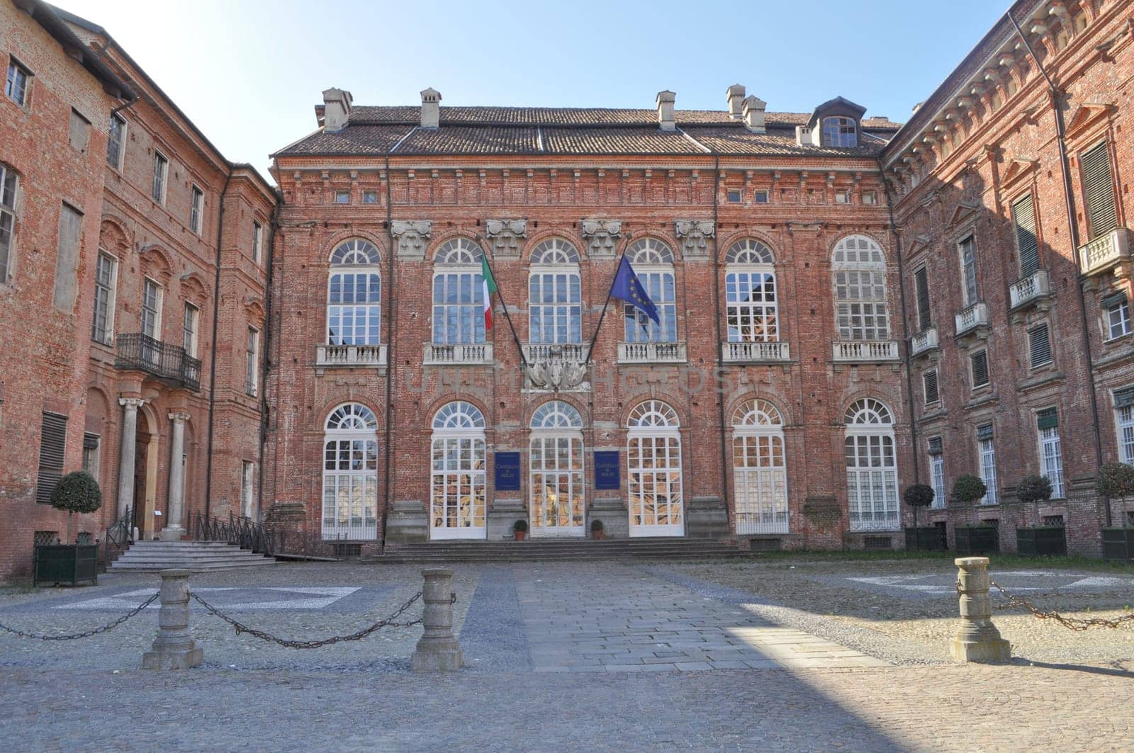 The Castello Ducale di Aglie castle of Elisa di Rivombrosa, Piedmont, Italy