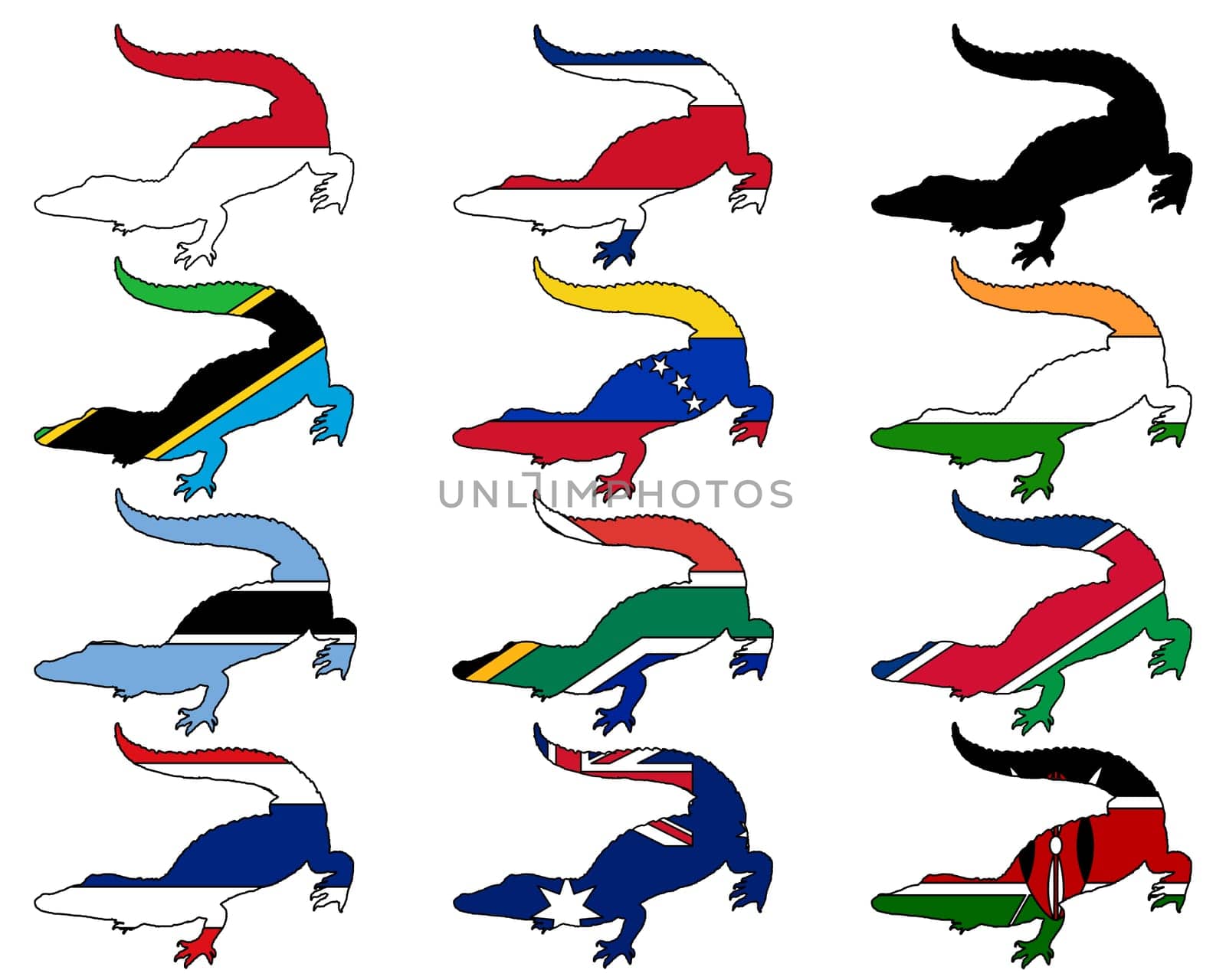 Crocodile Flags