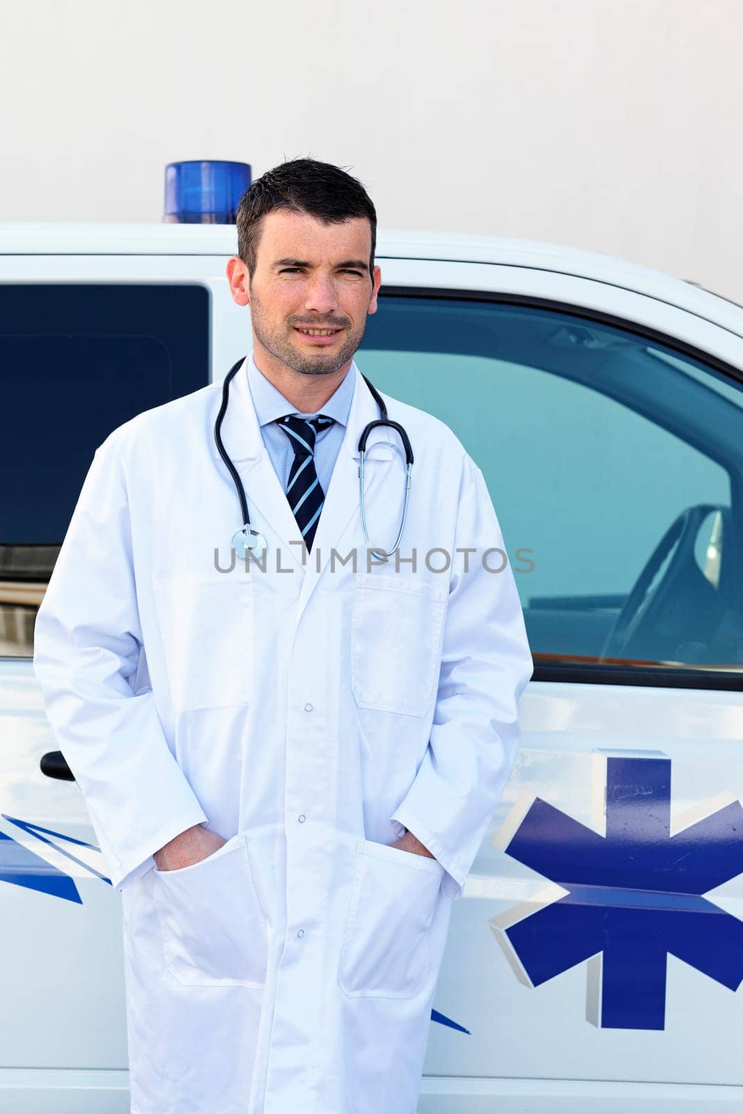 doctor and ambulance