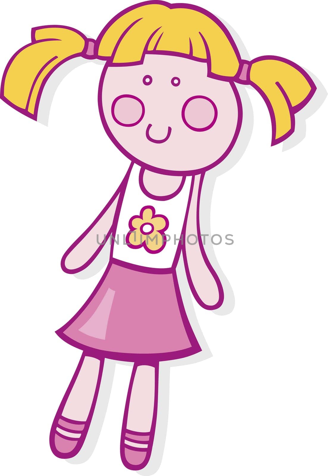 Illustration of virgo zodiac sign