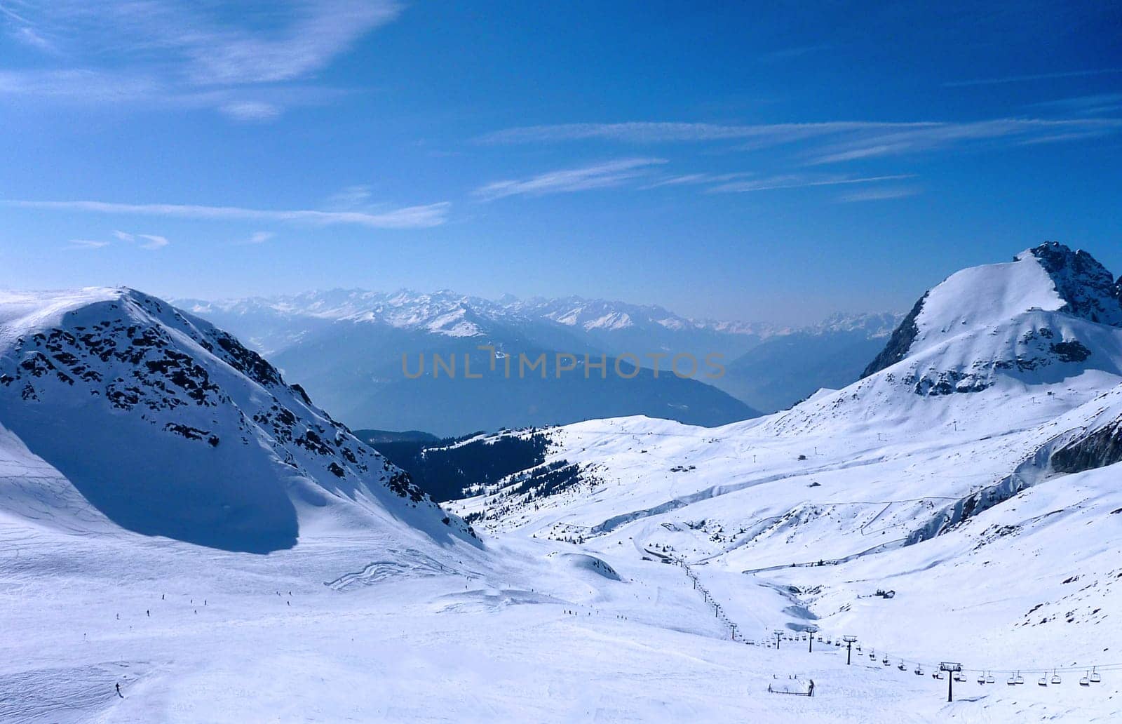 Skiing area