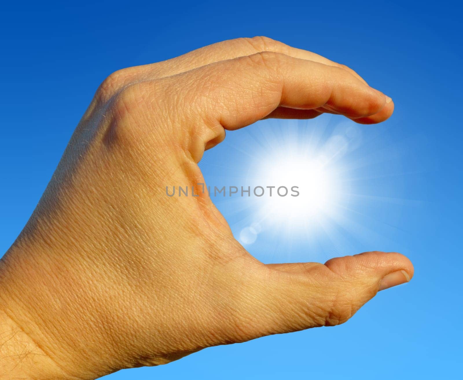 Sun in hand