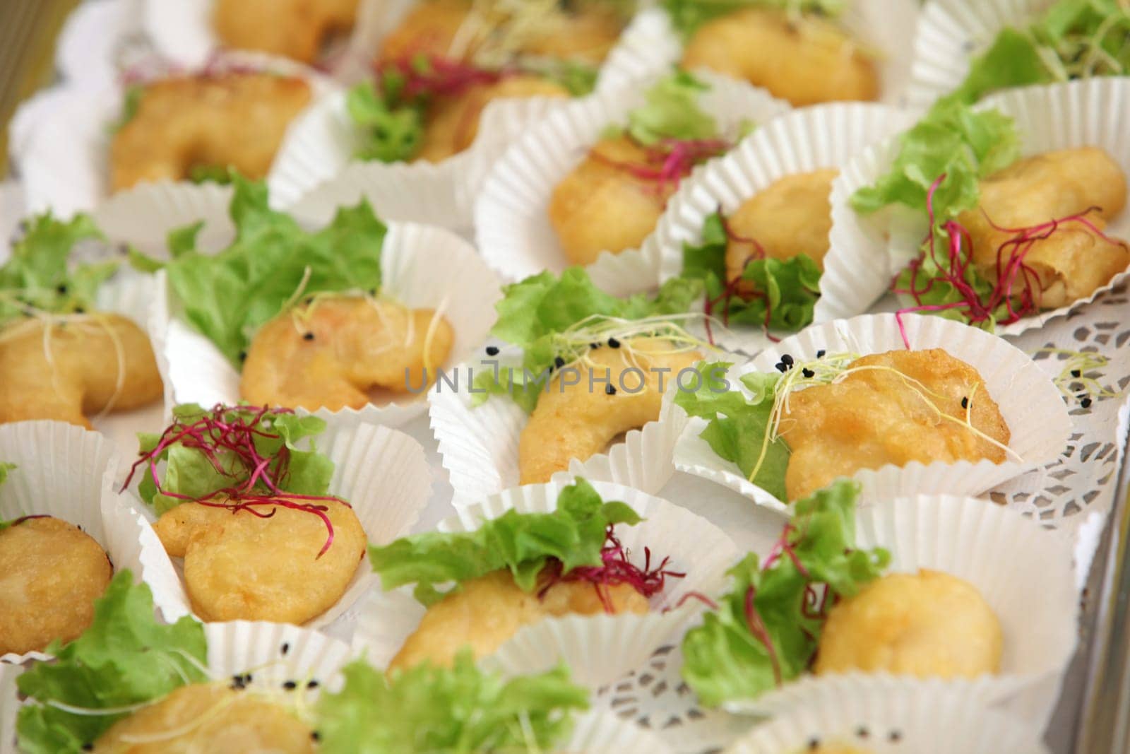 Tapas or finger food - close up - horizontal