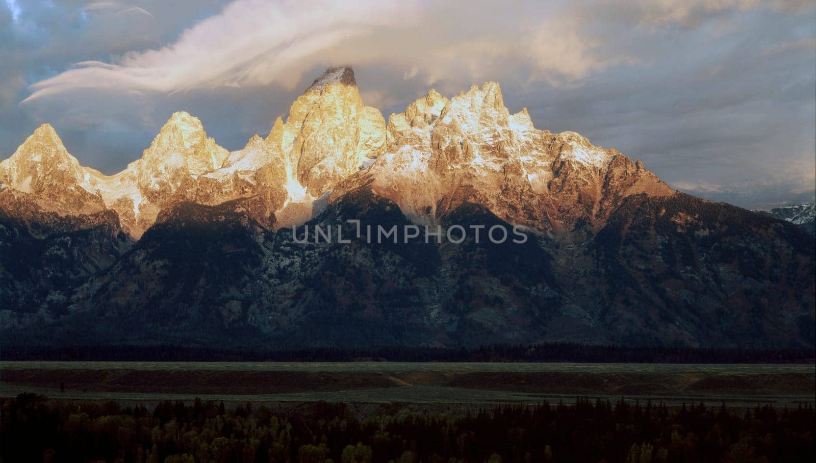Sunrise at Grand Teton, Wyoming