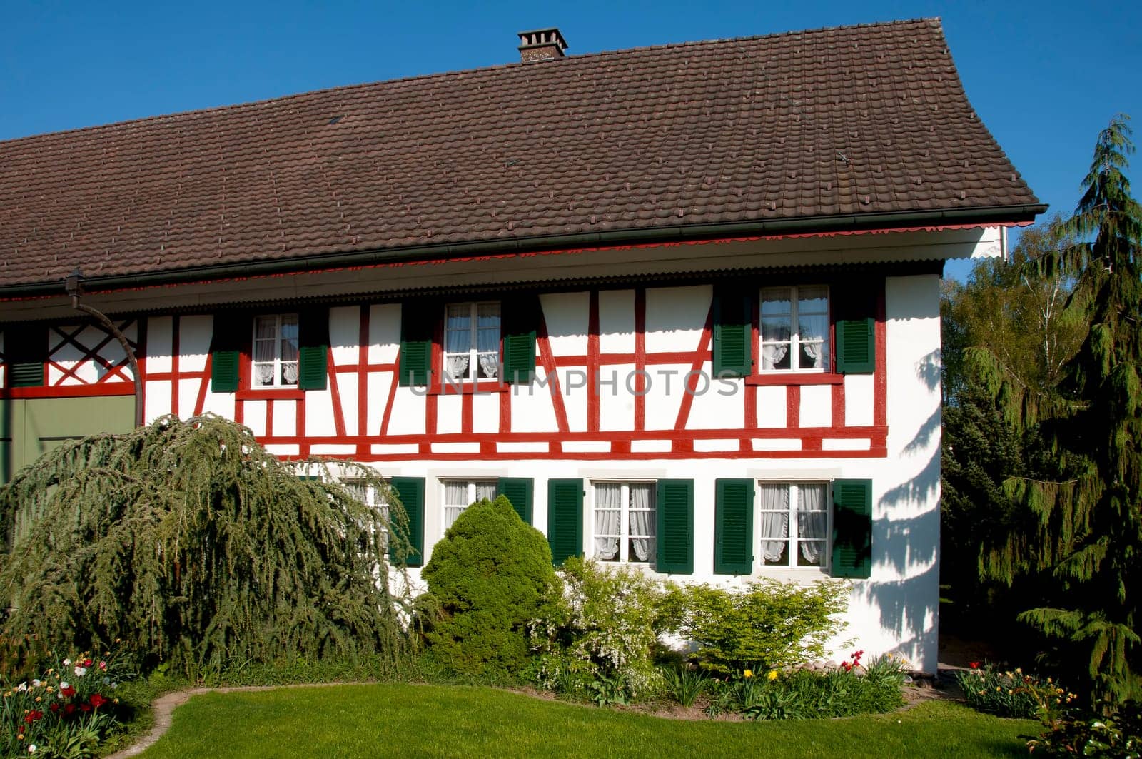 Timber-framed house