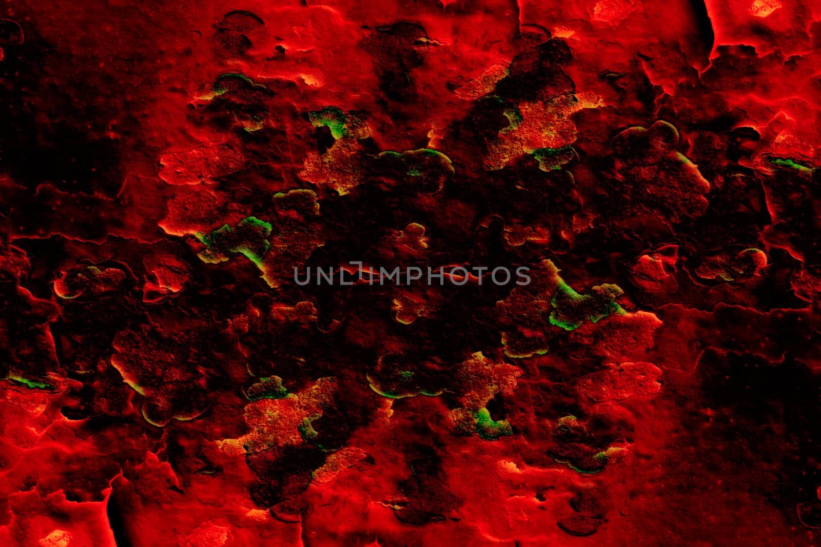 Extreme close-up of the old rusty metal - surface