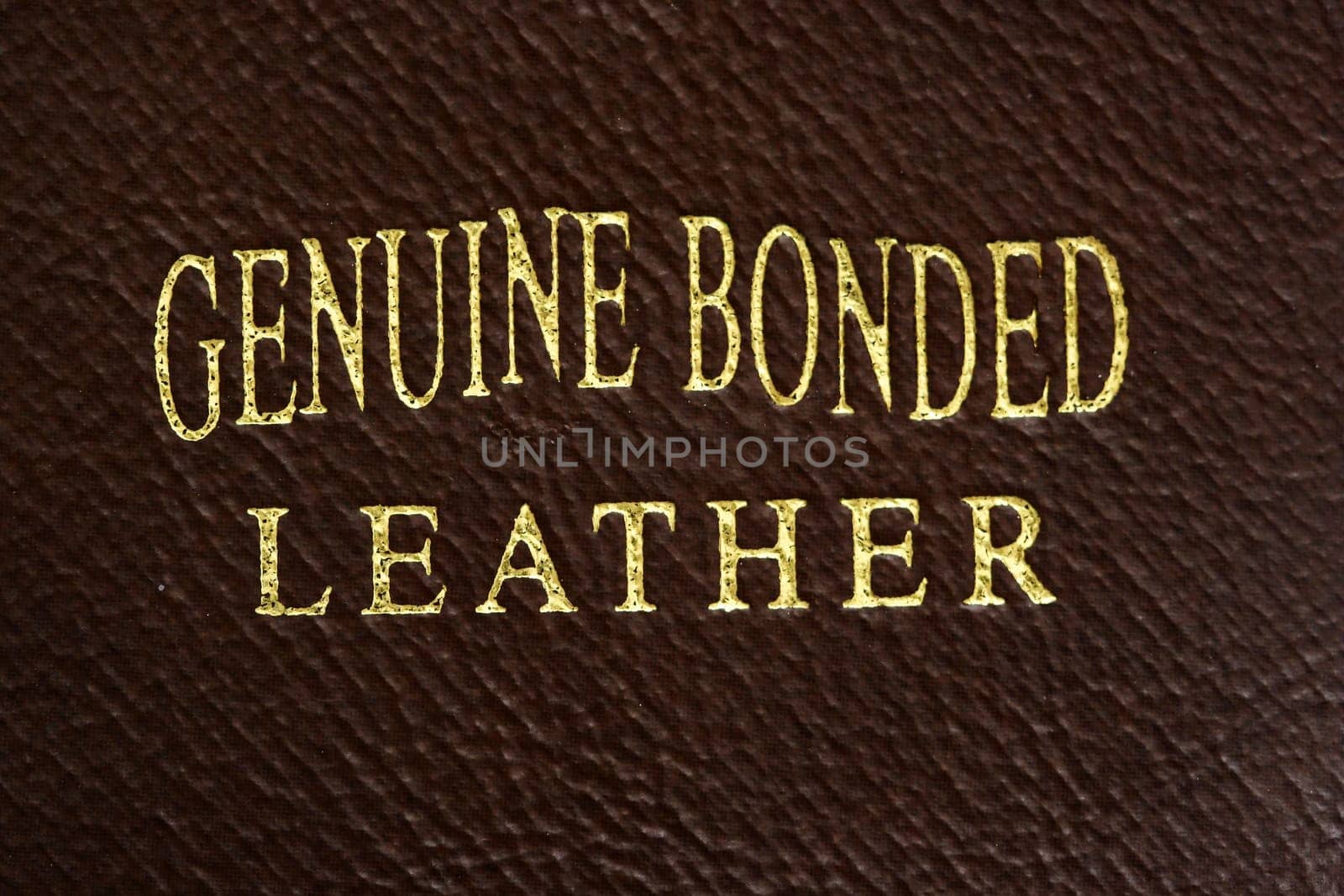 A Bonded leather tag