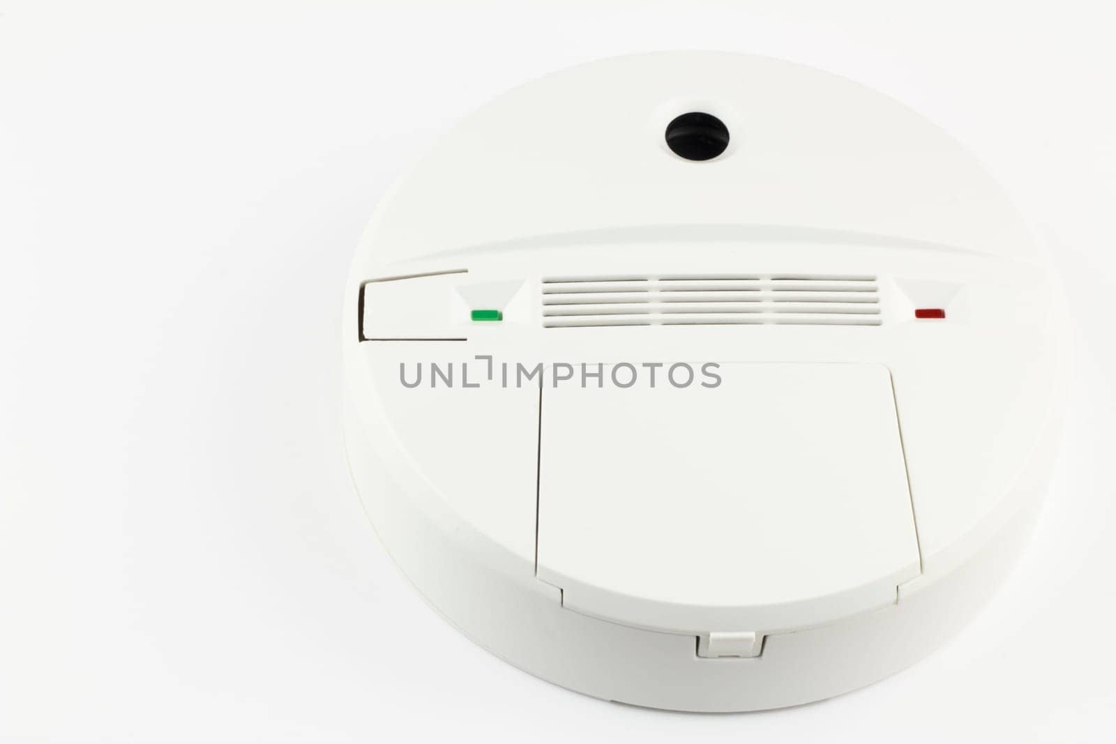 Battery powered alarm device to warn against dangerous CO buildup in indoor environments.