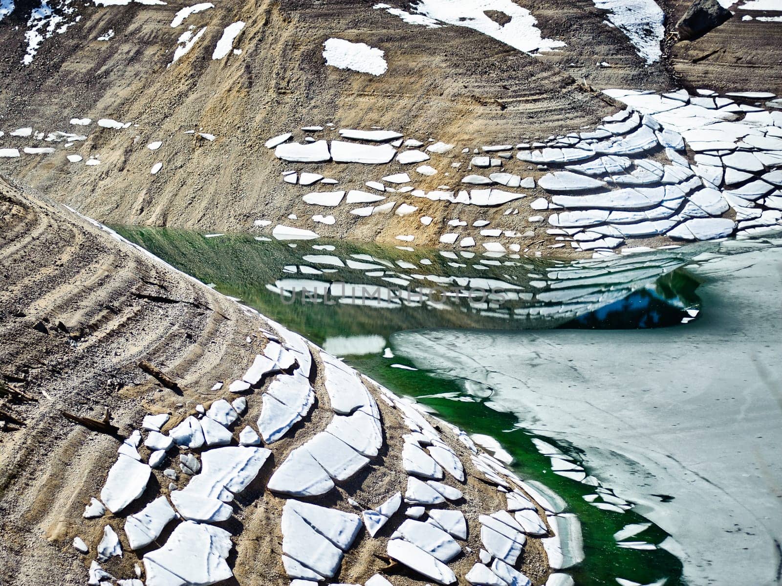 Melting Glacier in the Austrian Alps