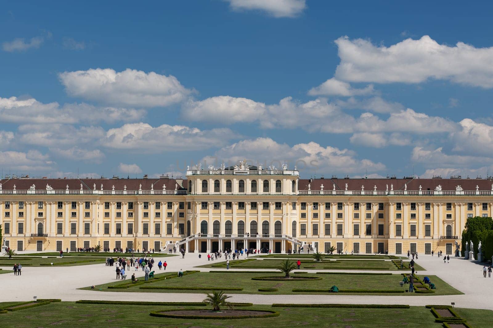 Schönbrunn Palace,magnificent building and landmark of Vienna
