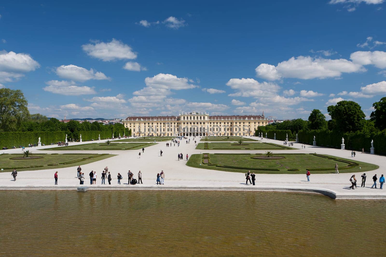 Schönbrunn Palace,magnificent building and landmark of Vienna