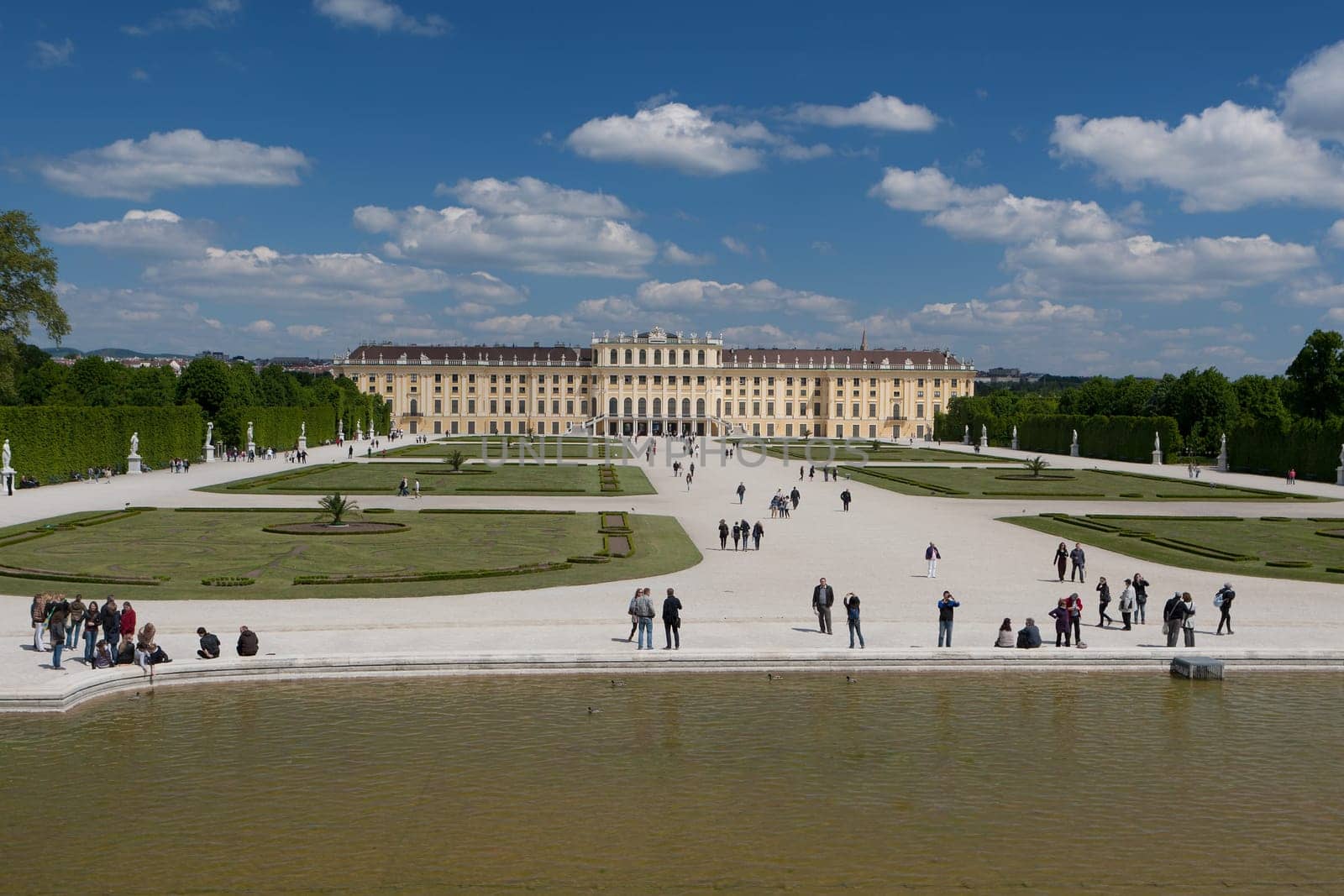 Schönbrunn Palace,magnificent building and landmark of Vienna