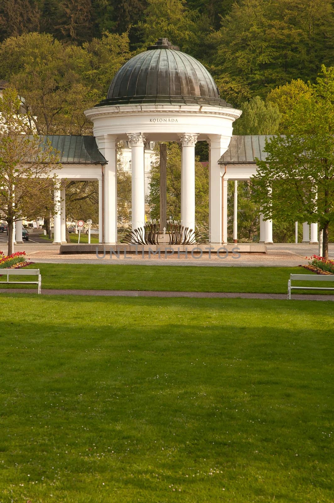 Karolina Spring in Famous Spa Marianske Lazne / Marienbad, Czech Republic