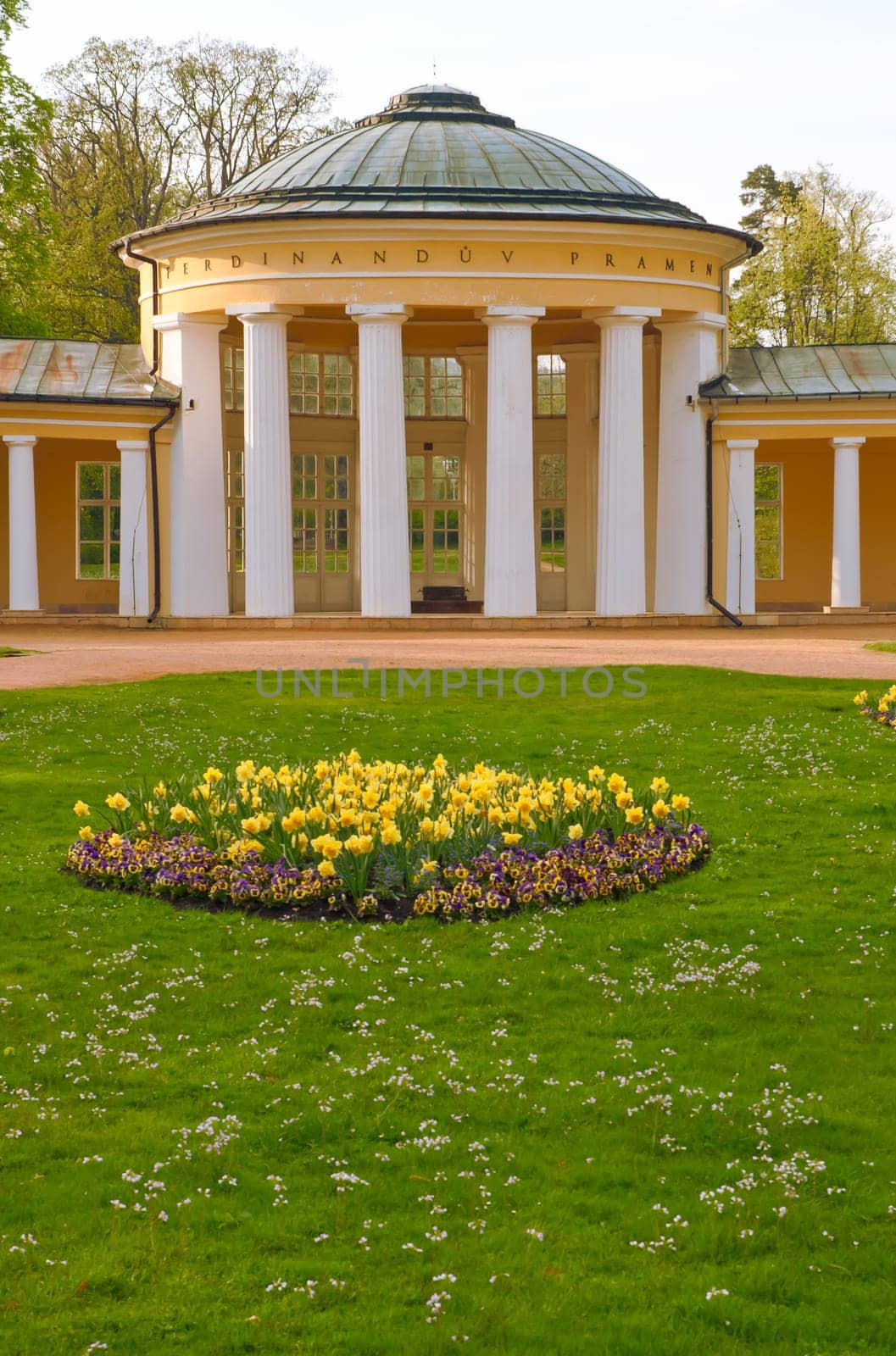 Ferdinands Spring in Famous Spa Marianske Lazne / Marienbad, Czech Republic