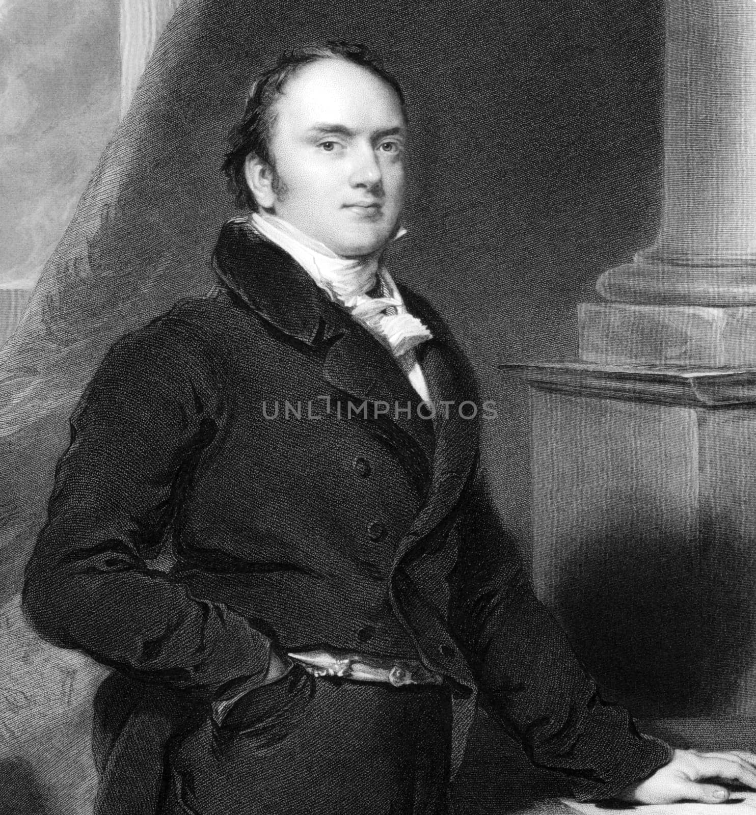 Alexander Baring, 1st Baron Ashburton (1774-1848) on engraving from 1838. British politician and financier. Engraved by R.A.Arlett after a painting by T.Lawrence and published by G.Virtue.