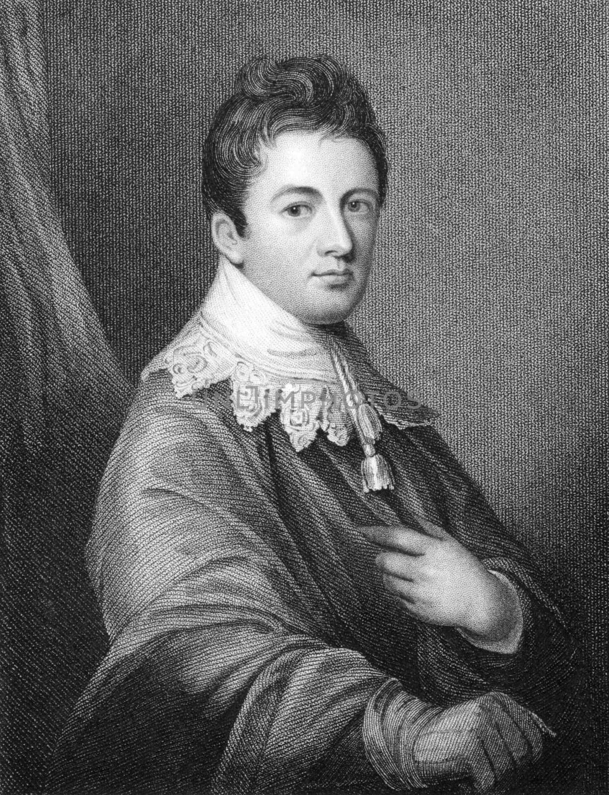 James Wandesford Butler, 1st Marquess of Ormonde  (1777-1838) on engraving from 1830. Irish nobleman and politician. Engraved by Parker after a painting by Comeford and published by Fisher, Son &amp  Co London.