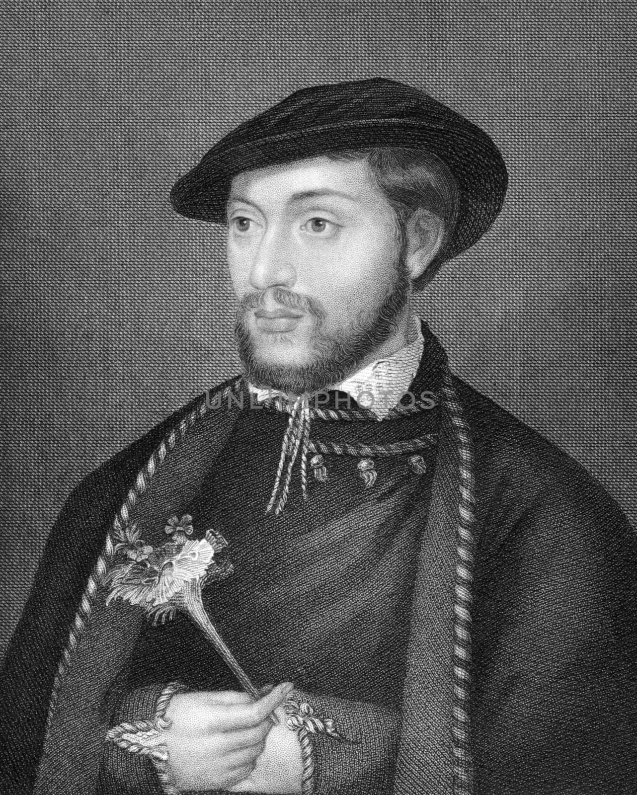 John Dudley, 1st Duke of Northumberland (1504-1553) on engraving from 1838. English general, admiral and politician. Engraved by H.T.Ryall after a painting by Holbein and published by J.Tallis &amp  Co.