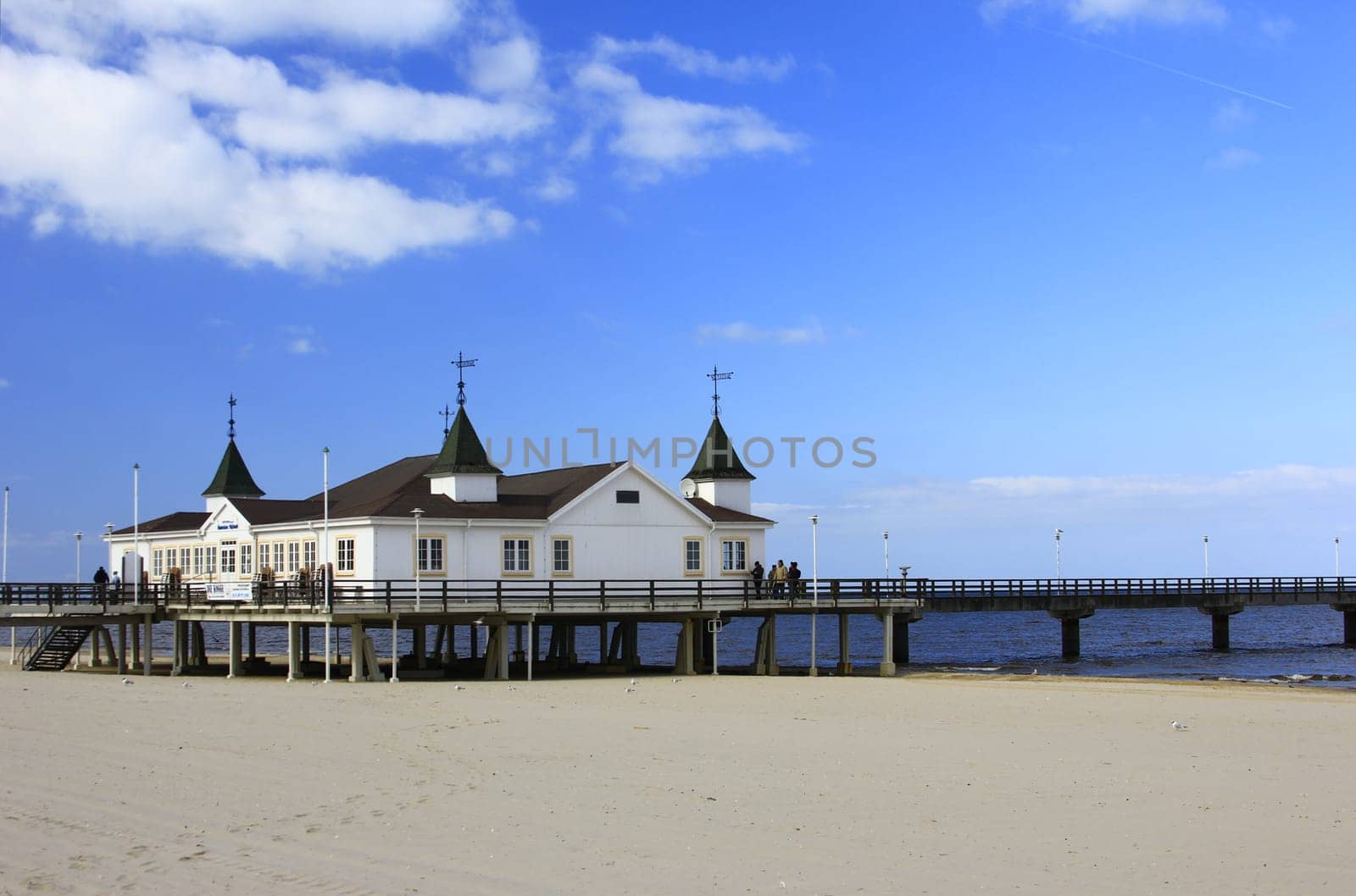 Ahlbeck pier,Usedom Island,Baltic Sea