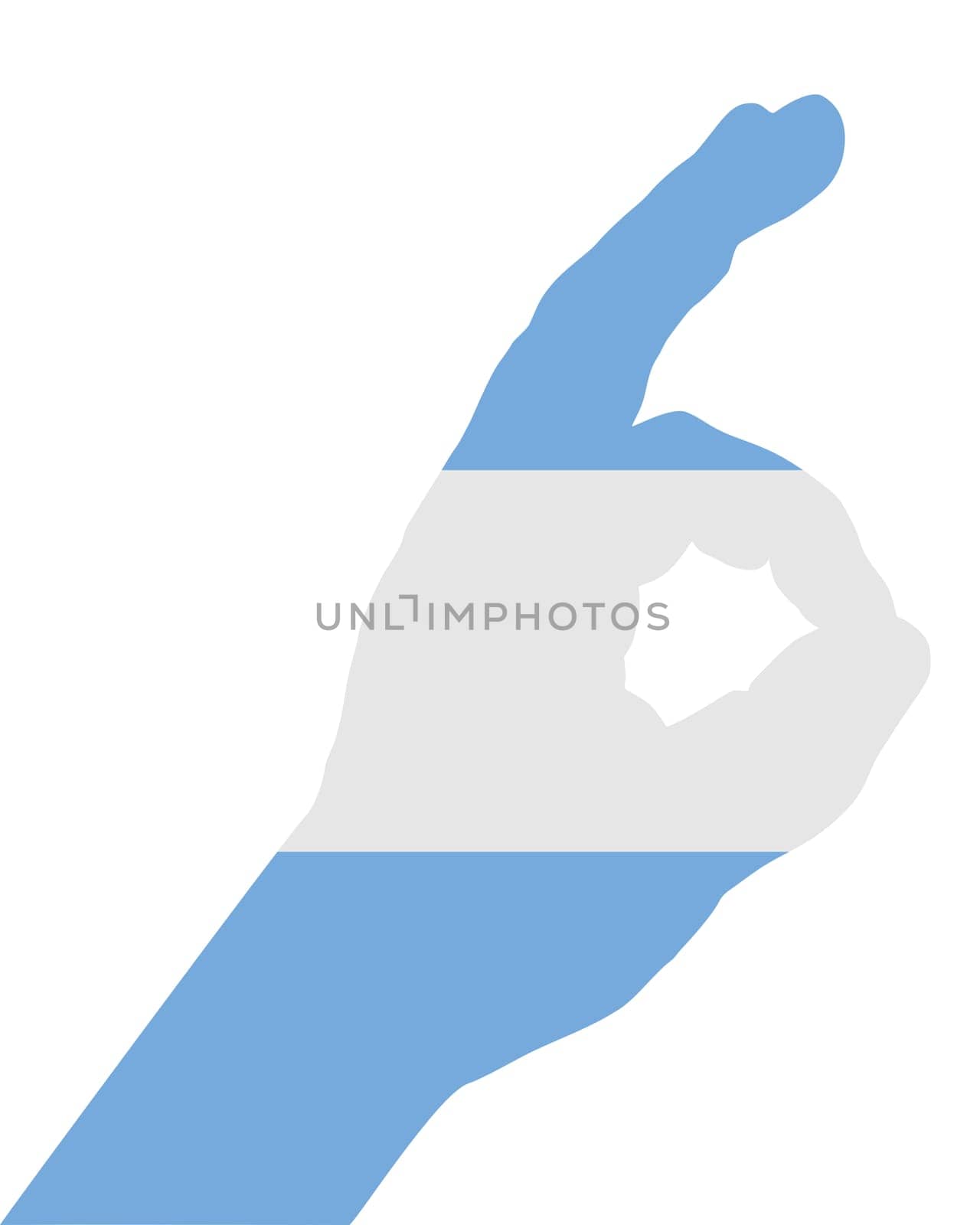 Argentine hand signal