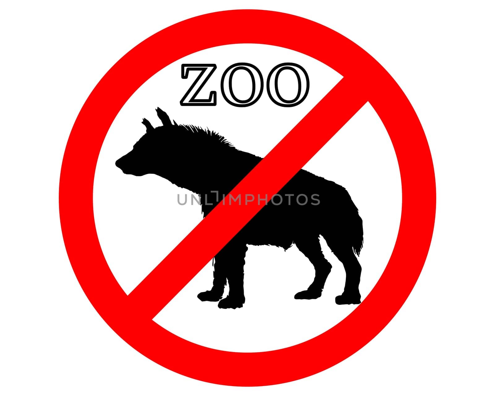 Hyena banned in the zoo