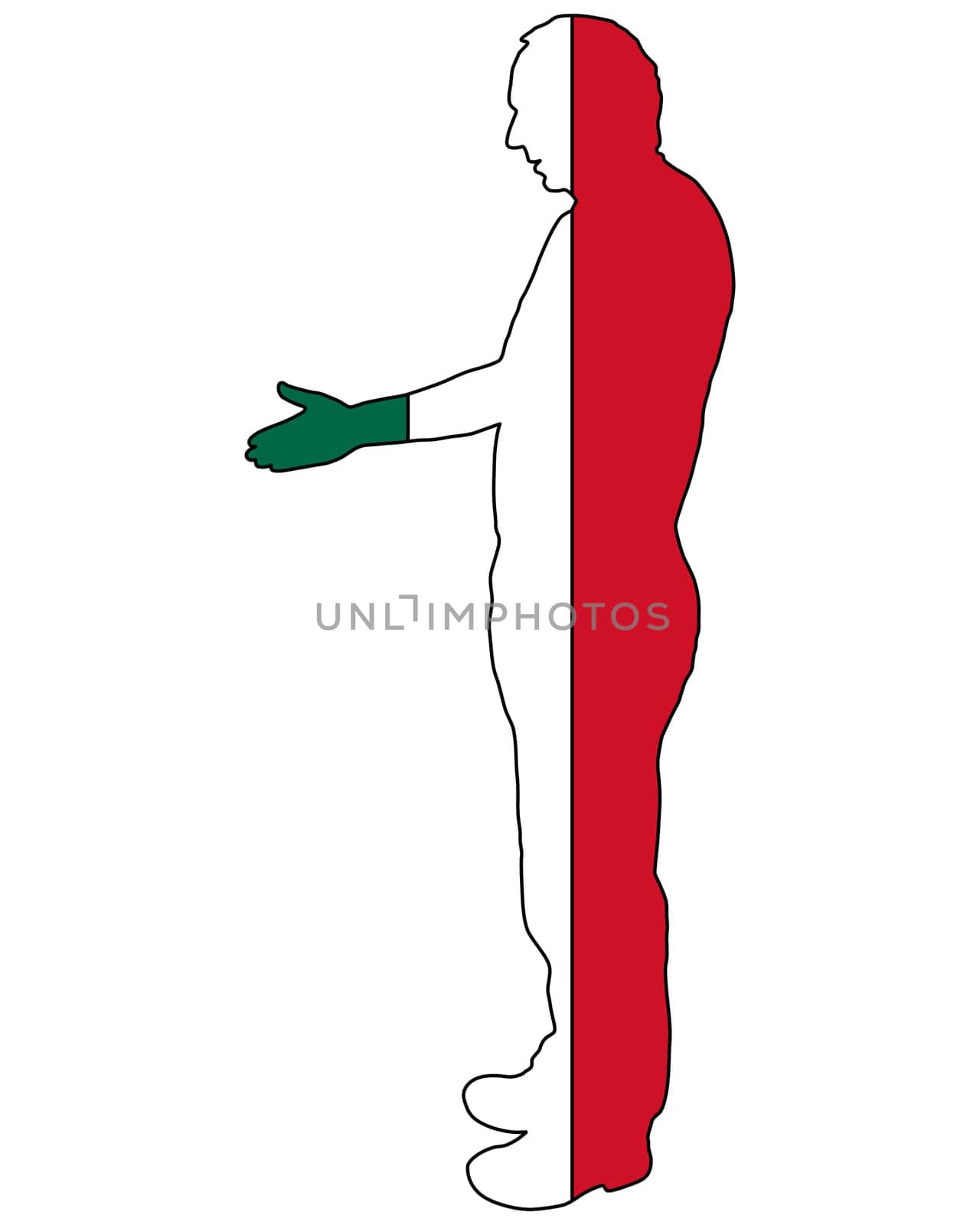 Mexican handshake