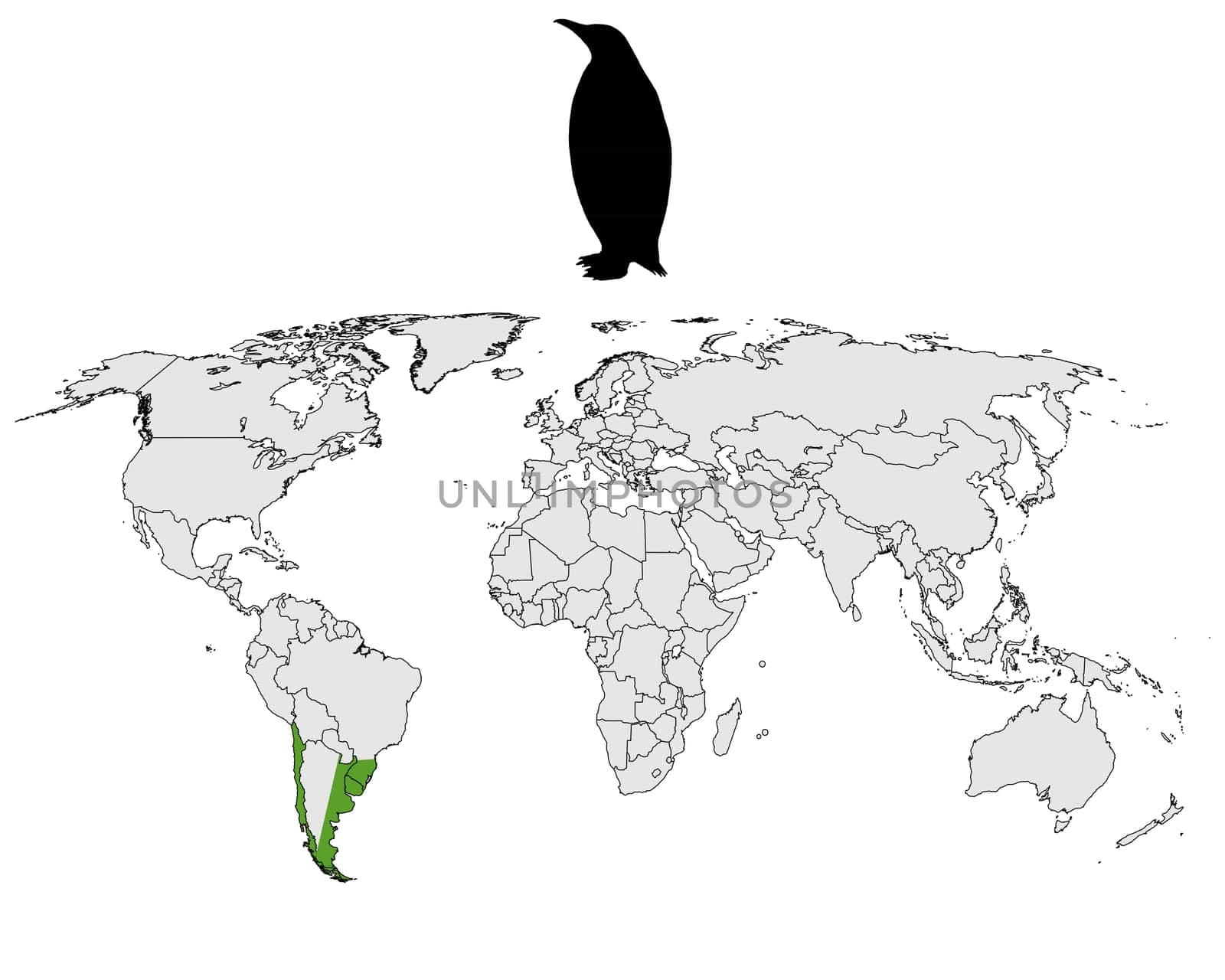 Magellanic Penguin Distribution Map
