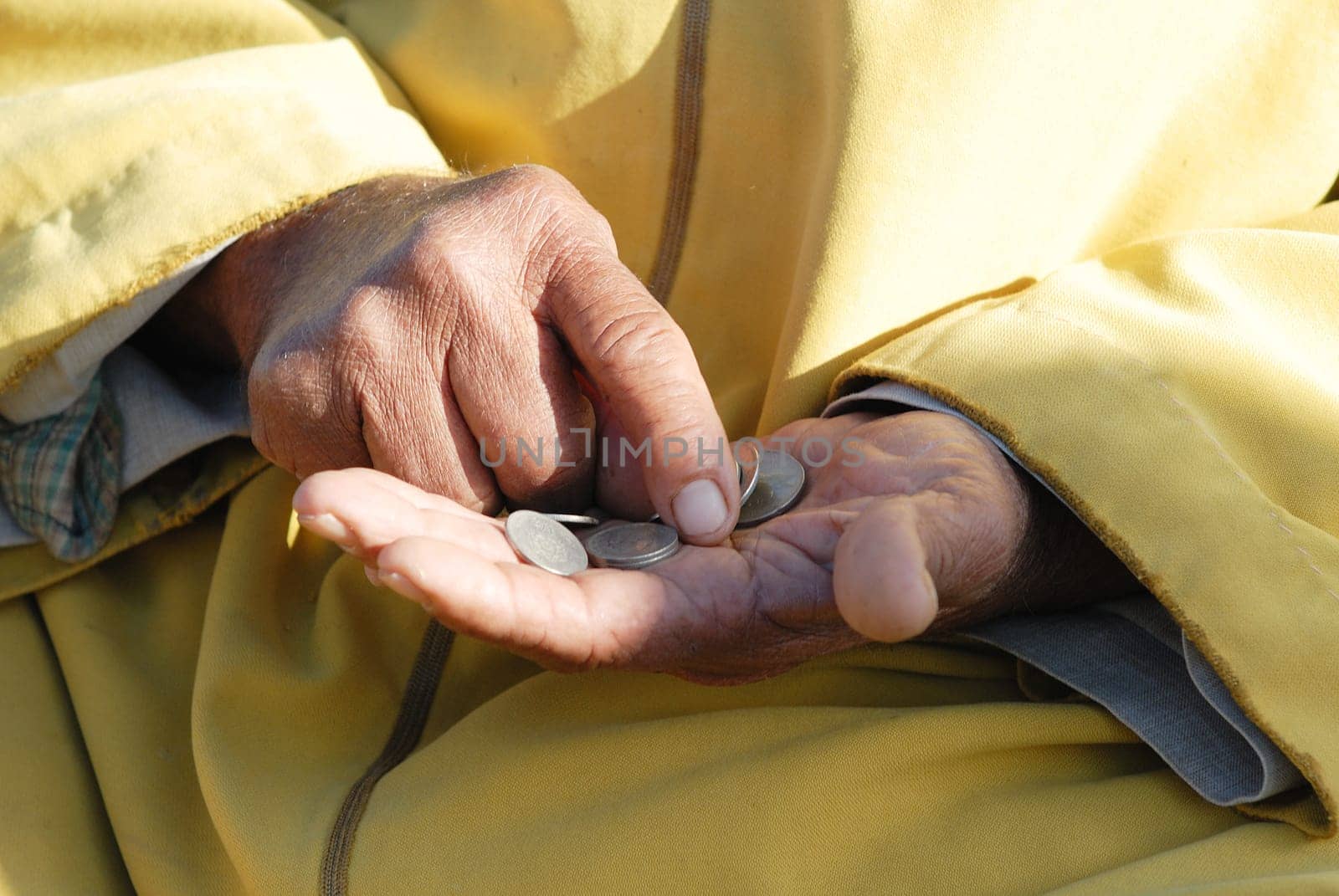 hands and the money
