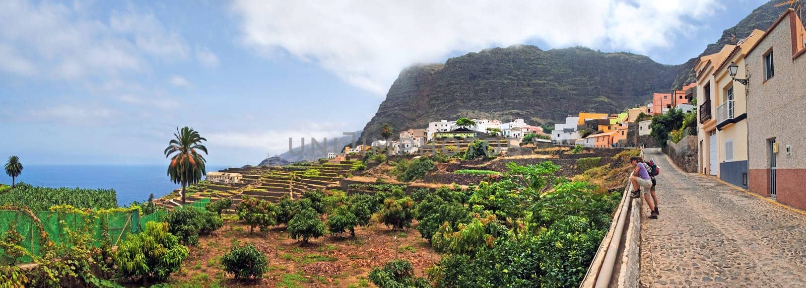 Original coastal village of Agulo,La Gomera