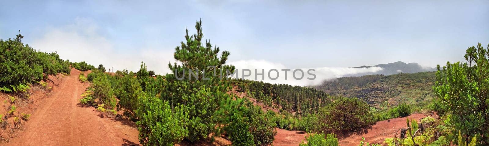 Red Earth of Canada Grande,Agulo,La Gomera,Canary Island,Spain