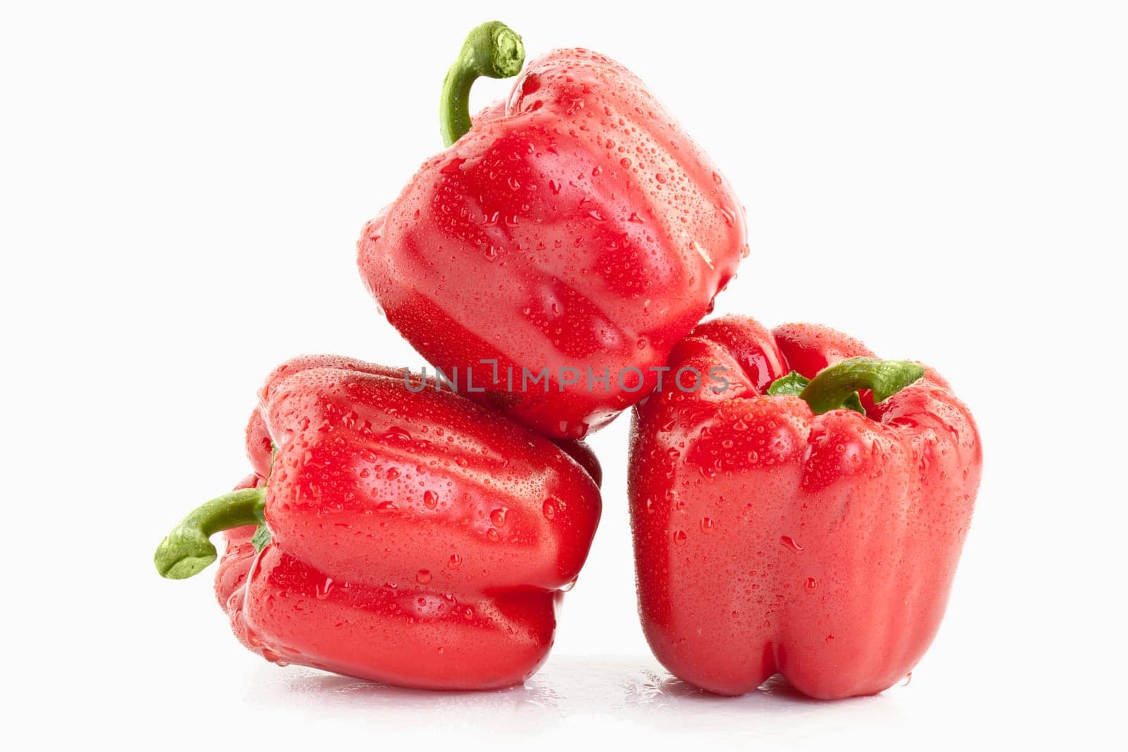 three red peppers